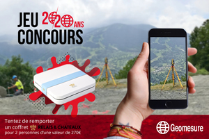 jeu concours 20 ans Geomesure